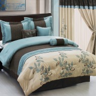 Pasadena Blue 7-Piece Comforter Set